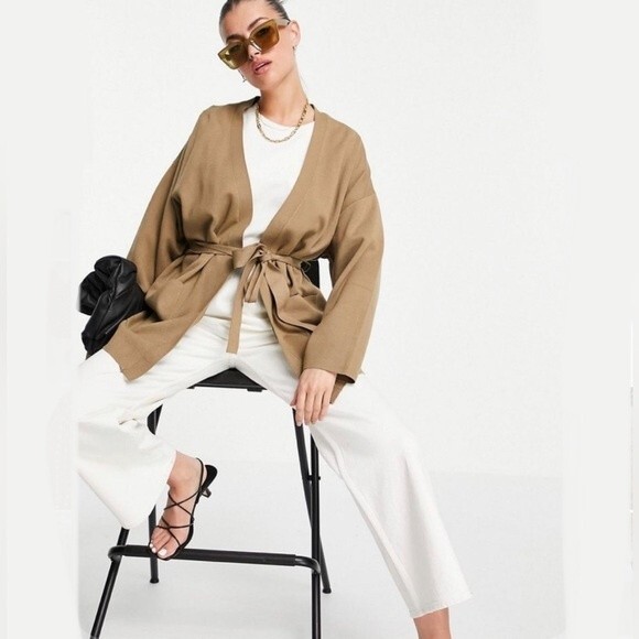 Modern Soul mocha tan belted cardigan size 2X - Picture 1 of 5